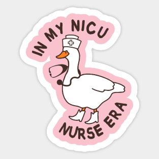 In my NICU Nurse era Sticker